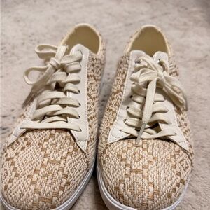 Cole Haan Beige Patterned Sneakers